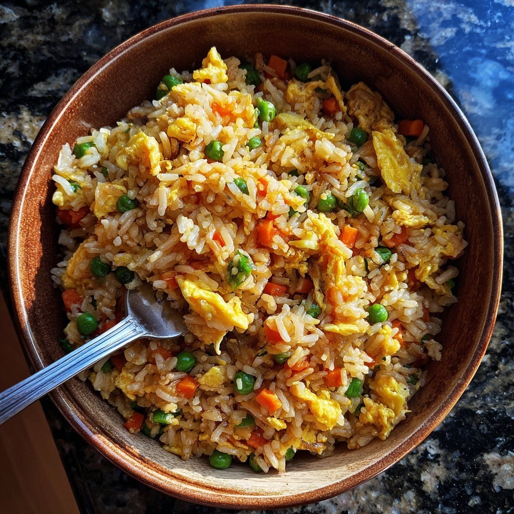 Quick 10 Minute Egg Fried Rice