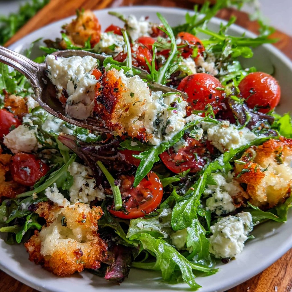 Delicious Dandelion Salad with Feta