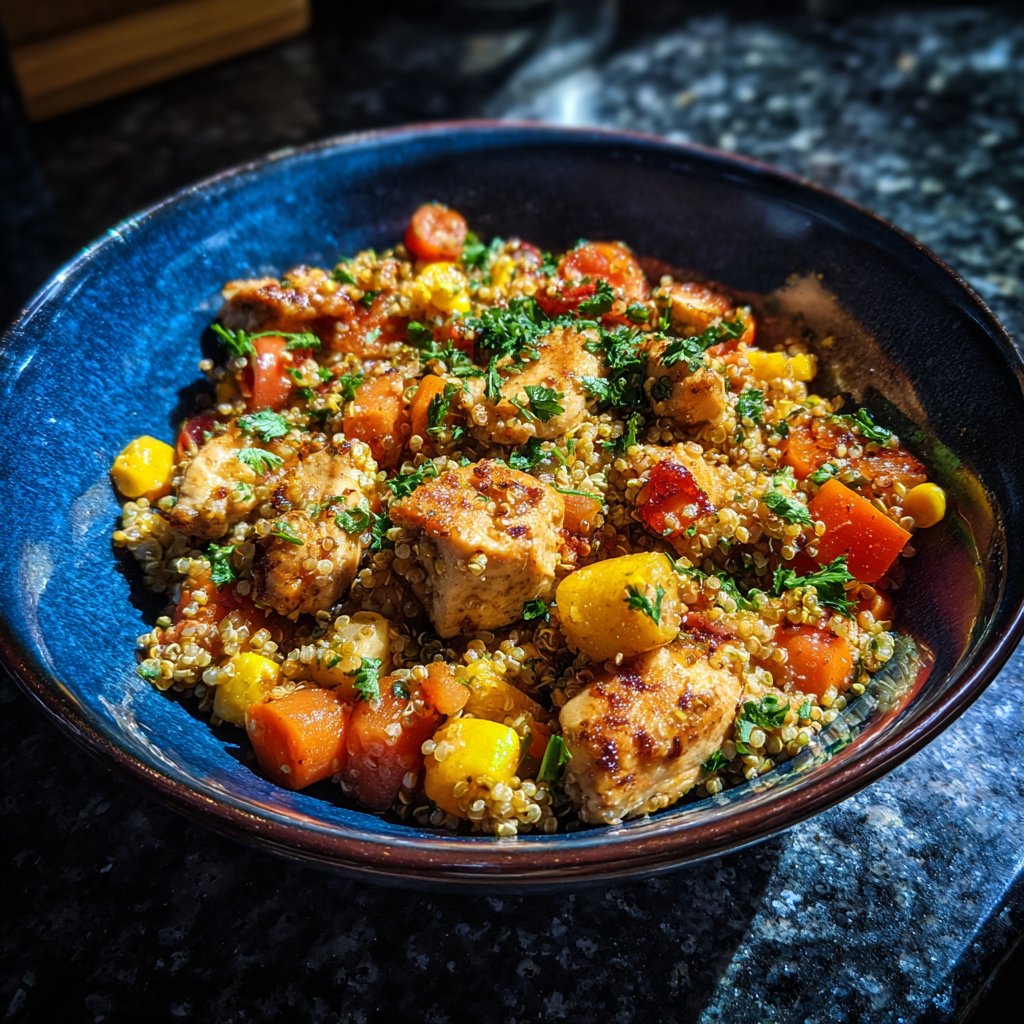 Spicy Chicken & Quinoa Bowl