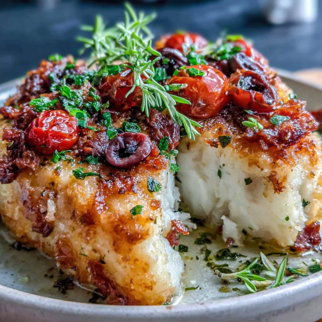 Mediterranean Baked Cod