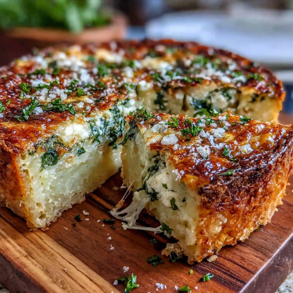Savory Potato and Spinach Tart